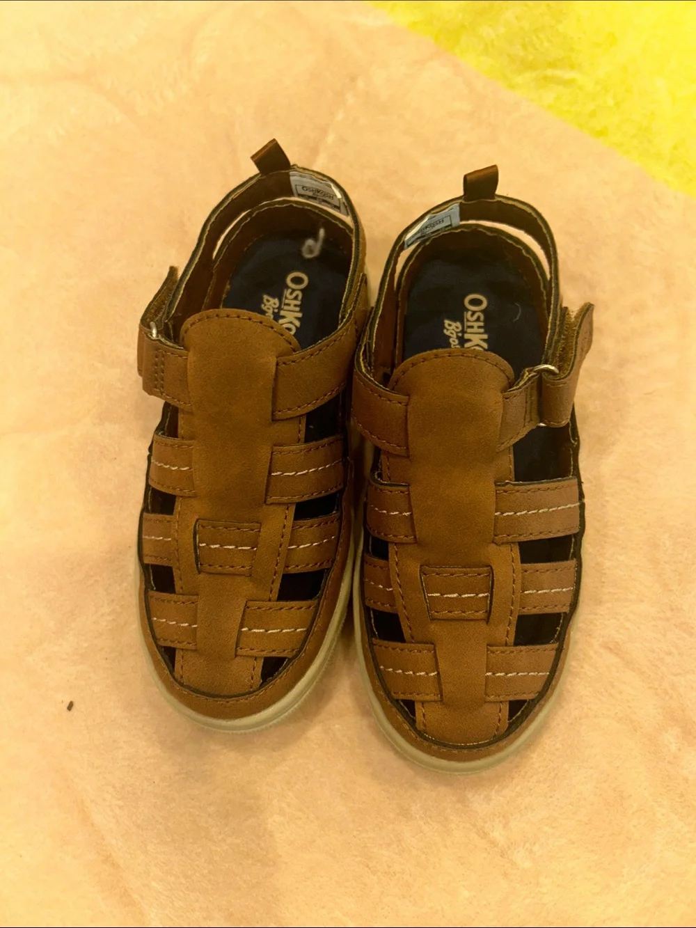 OshKosh B'gosh Brown Fisherman-Style Kids Sandals